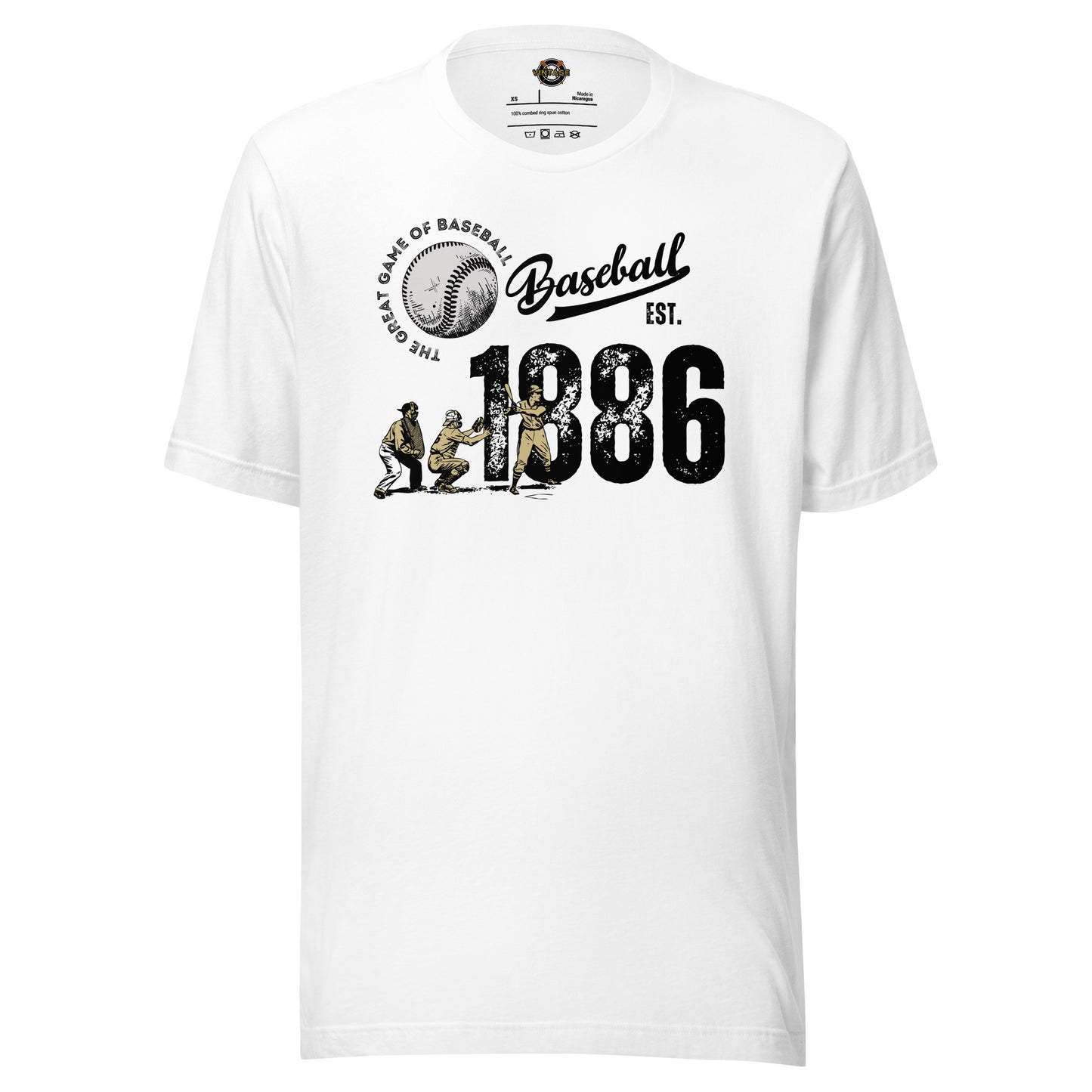 The Great Game of Baseball Tee