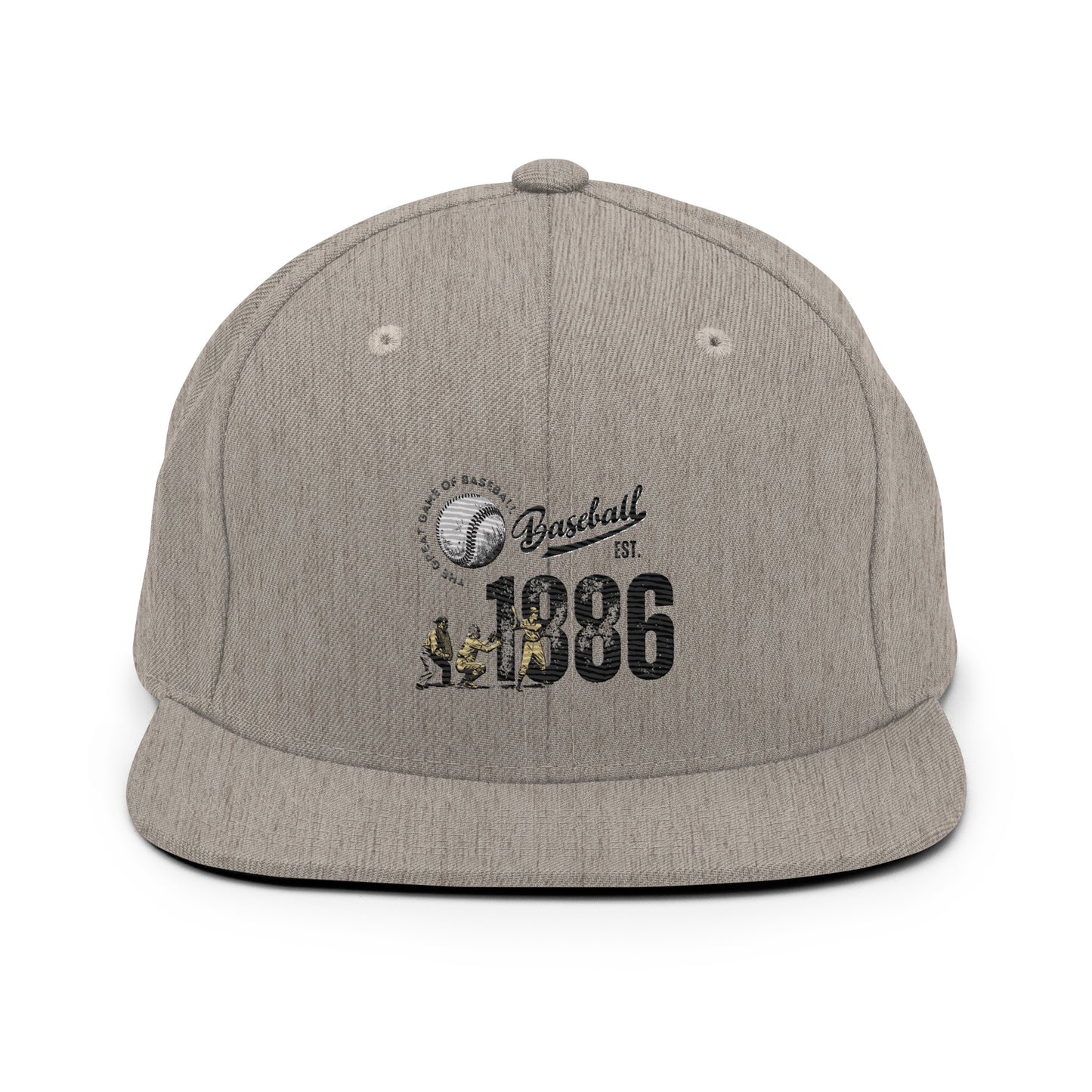 The Great Game of Baseball Snapback Hat