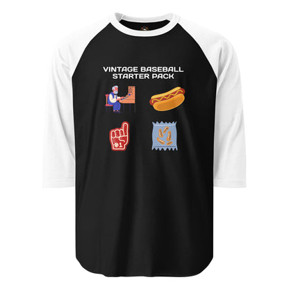 Vintage Baseball Starter Pack 3/4 Sleeve