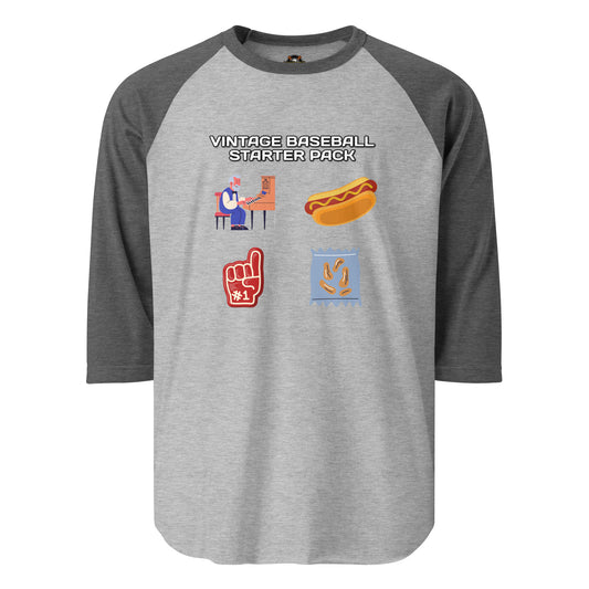 Vintage Baseball Starter Pack 3/4 Sleeve