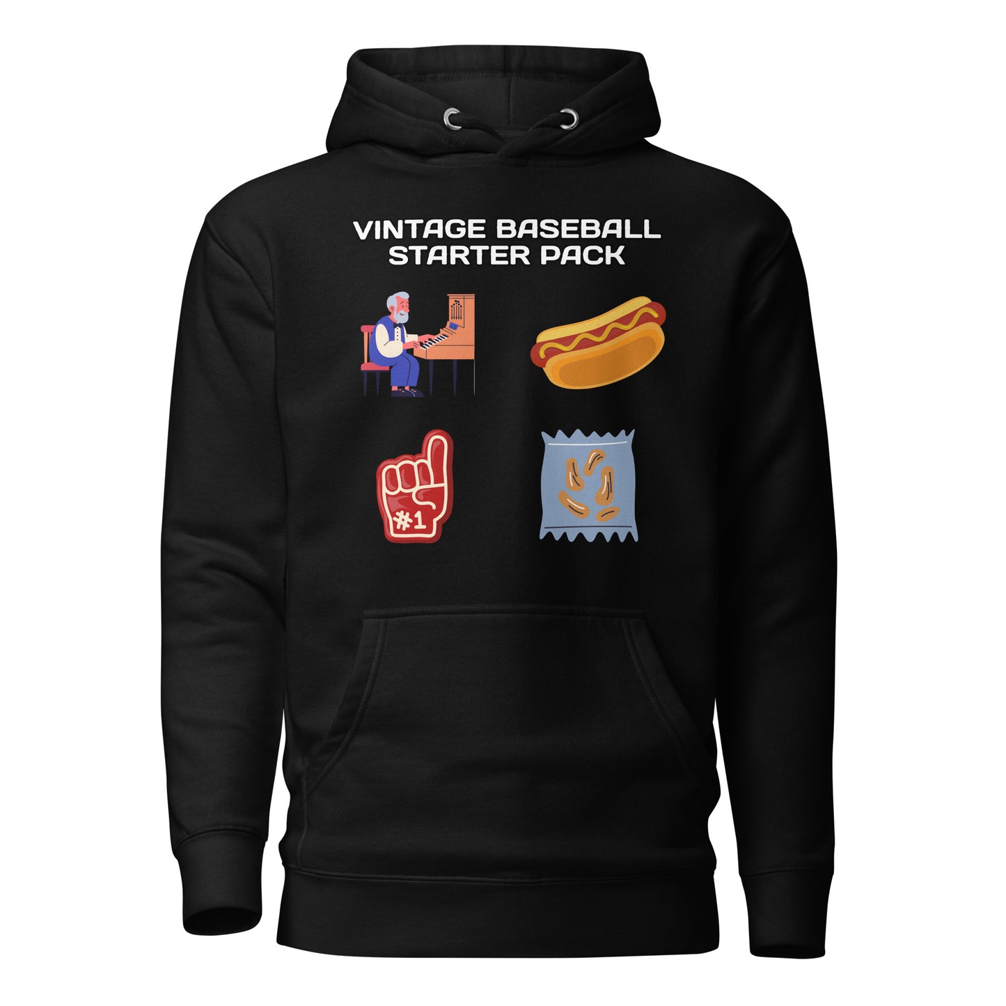 Vintage Baseball Starter Pack Hoodie