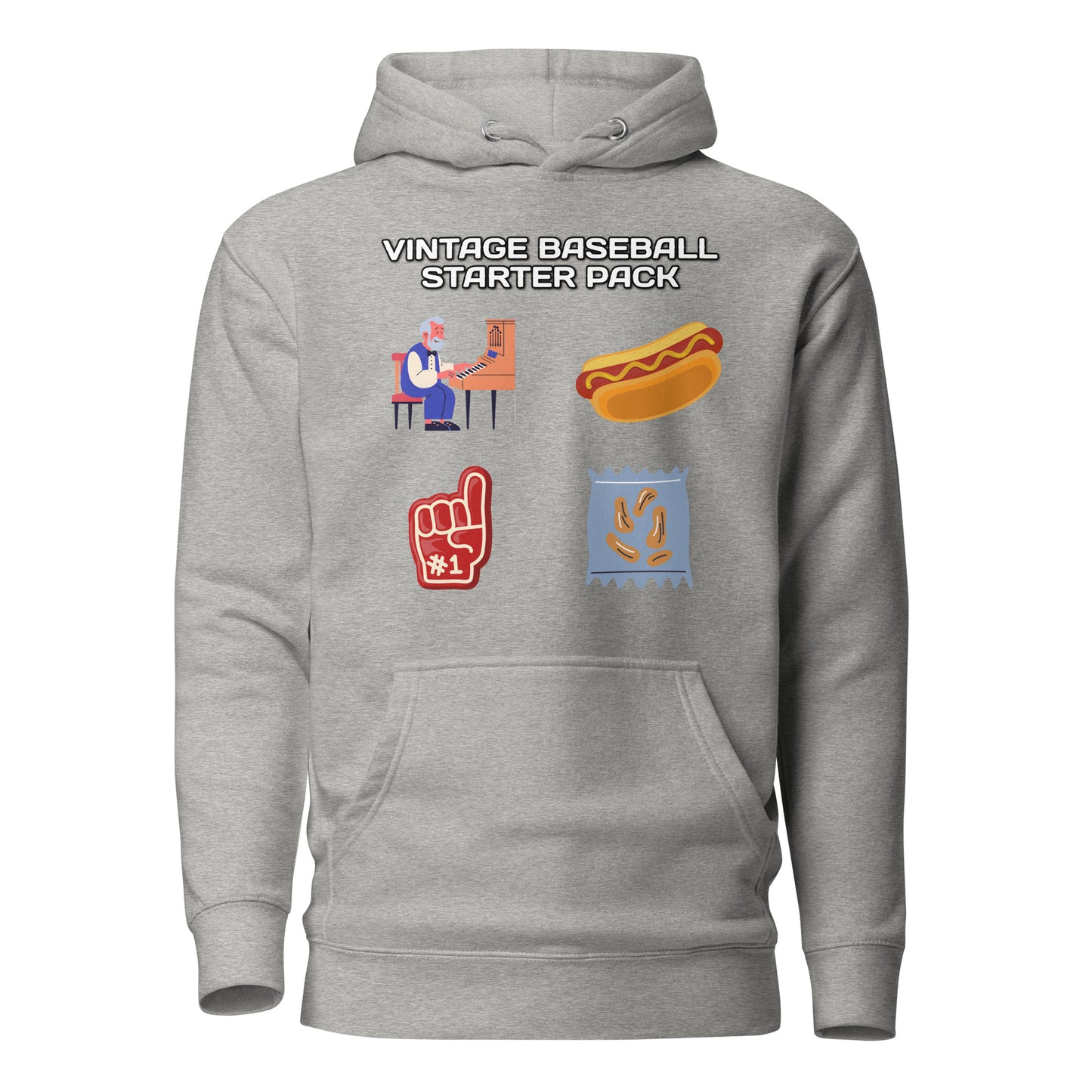 Vintage Baseball Starter Pack Hoodie