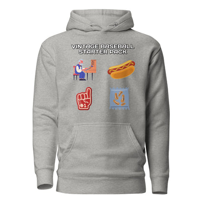 Vintage Baseball Starter Pack Hoodie