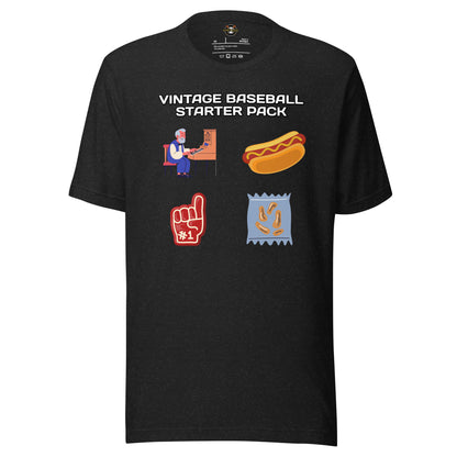 Vintage Baseball Starter Pack Tee