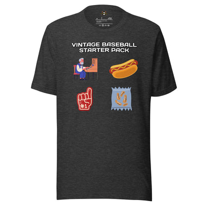 Vintage Baseball Starter Pack Tee