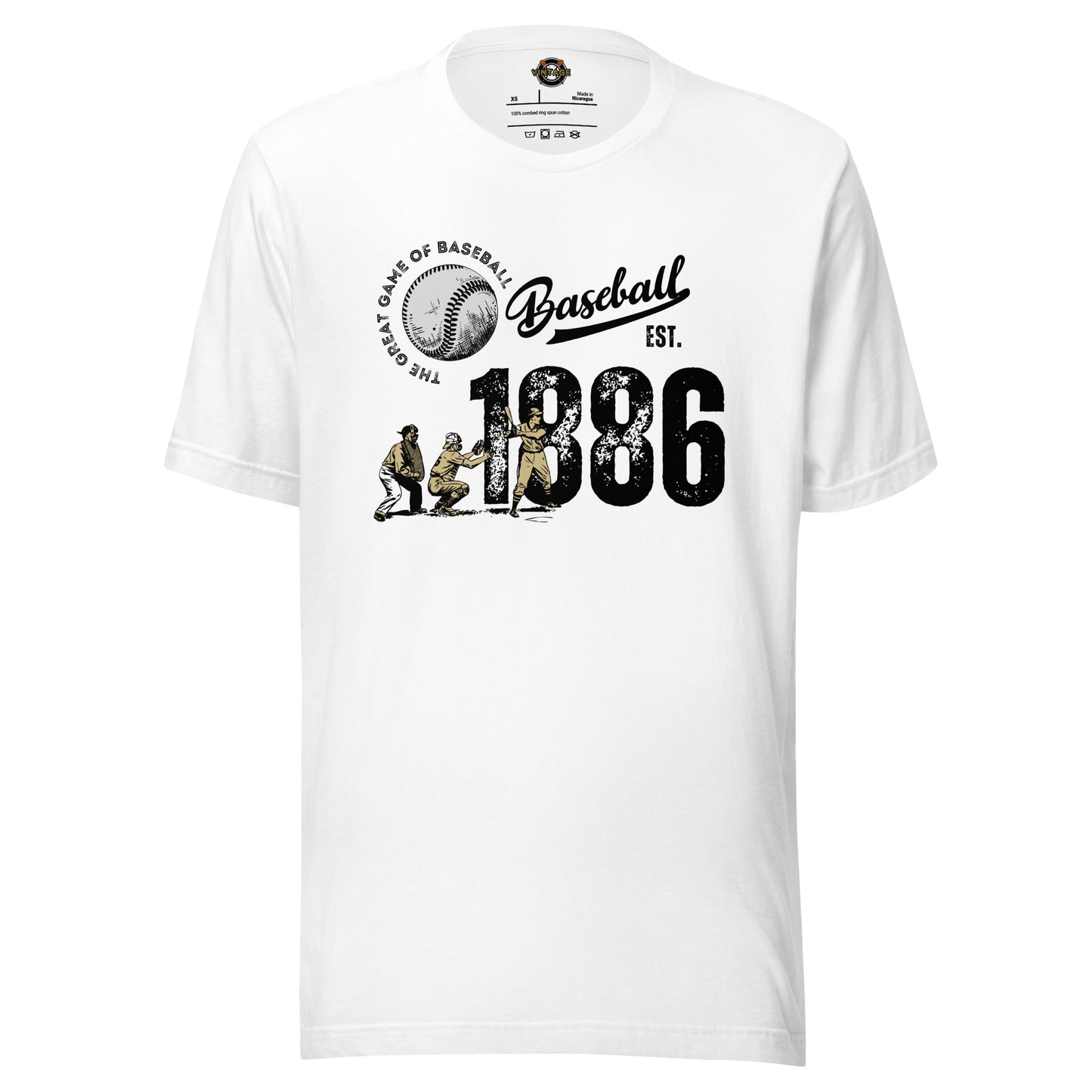 The Great Game of Baseball Tee