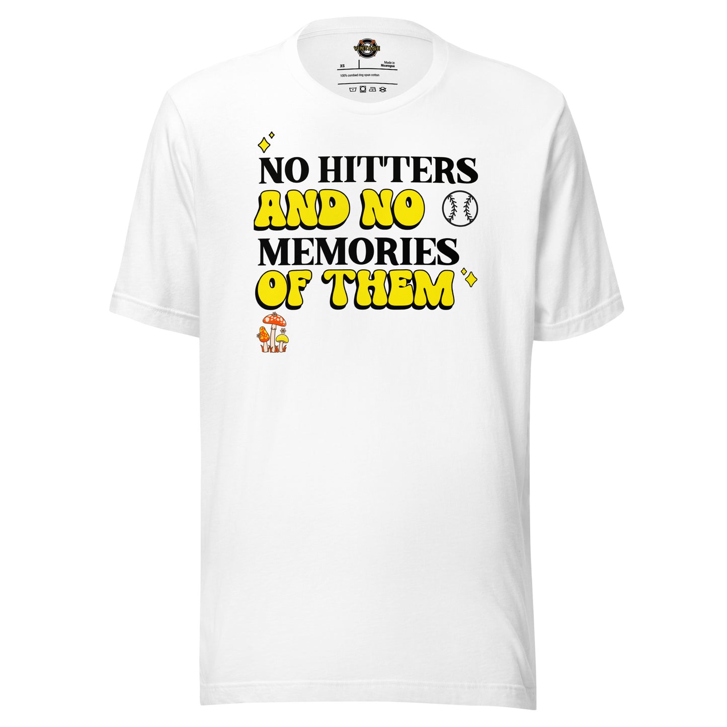 No Hitters And No Memories Of Them Tee
