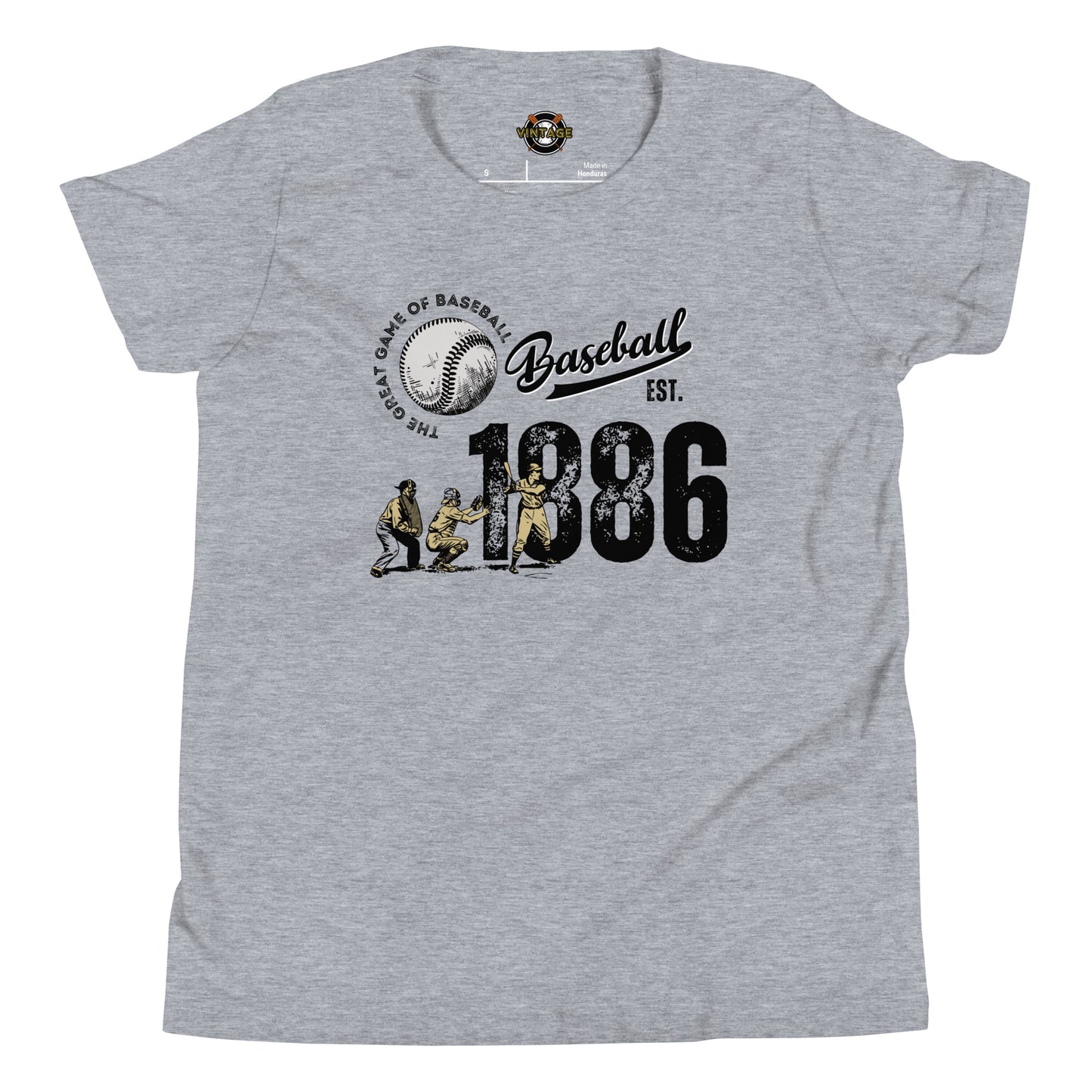 The Great Game of Baseball Youth Tee