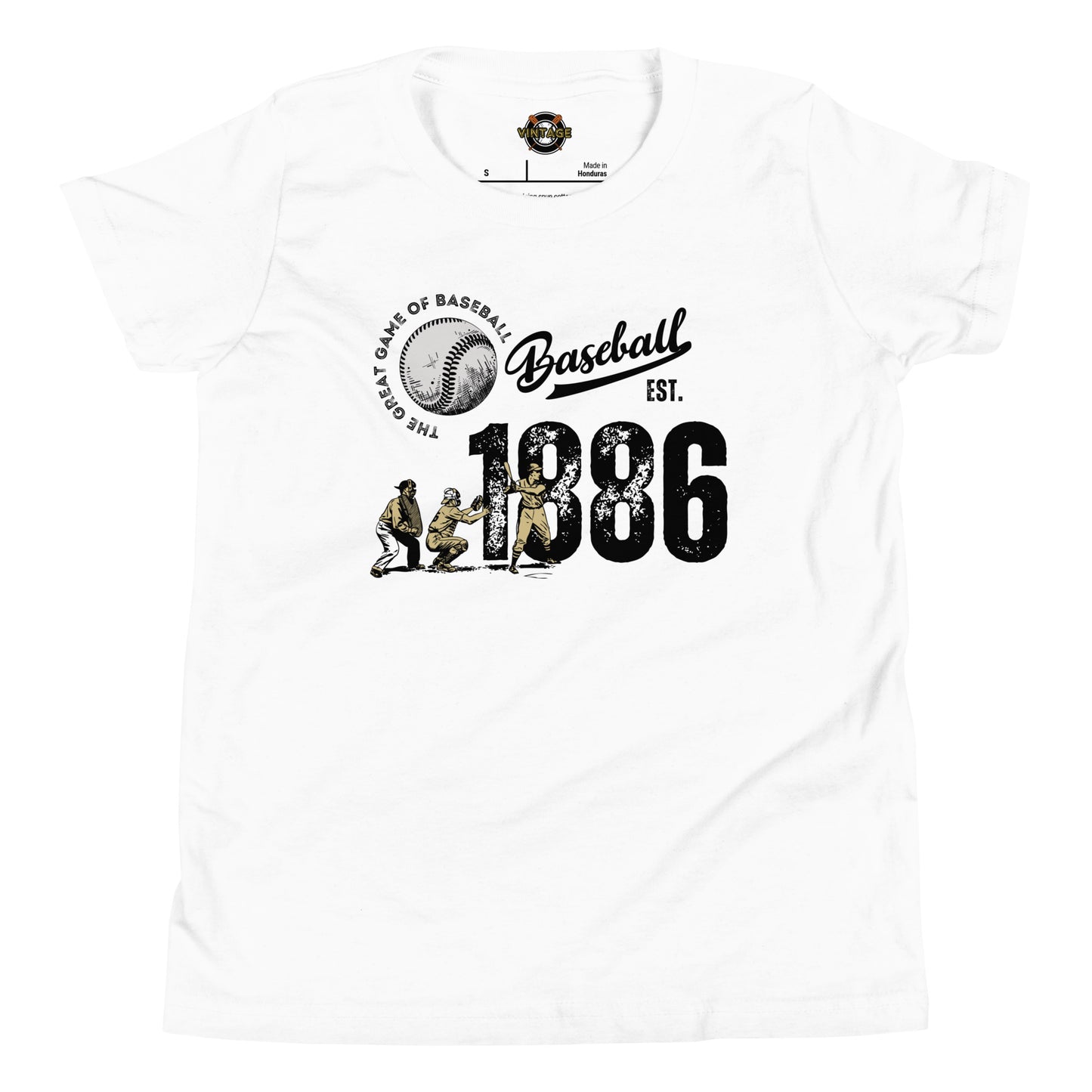 The Great Game of Baseball Youth Tee